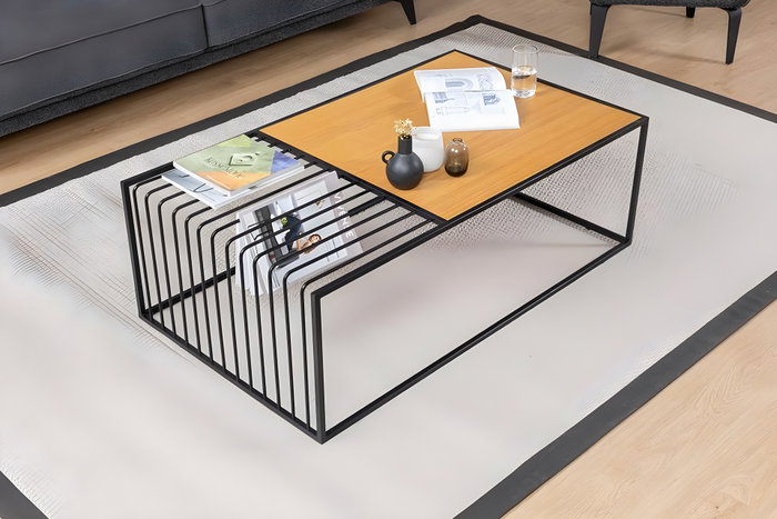 Hanah Home Riley - Mesa de centro Nogal Hanah Home Riley - Mesa de centro Nogal